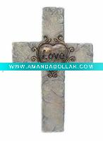 Wholesale Religious cross hanging handicraft