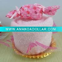 Wholesale 2011 top new candy gift towel,love towle cake