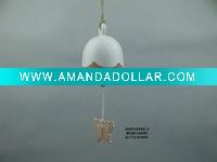Wholesale fashionable lovely ceramic aeolianbell handicrafts red soil white glazed arts and crafts perfect art and crafts porcelain gifts