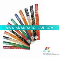 Wholesale woven logo wristband in one time off usage