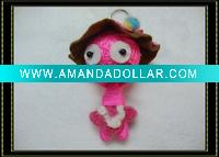 Fashion String Voodoo doll keychain