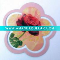 2011 flower bookmark,badge,button cuffink