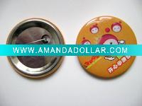 Wholesale badge pins with safety pin