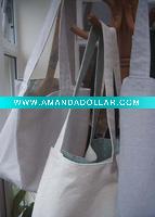 linen school bag