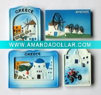 Wholesale Polyresin souvenir fridge magnet