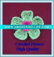 Crochet flower,padded flower for decoration