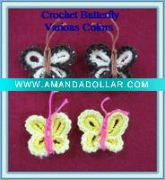 Wholesale Crochet butterfly/padded butterfly for quality
