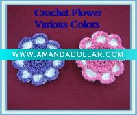Wholesale crochet flower/padded flower for quality