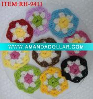 Wholesale crochet patch,crochet flower