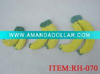 Wholesale hand crochet banana/crochet fruit