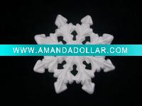 polystyrene snowflakes