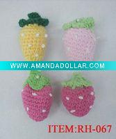 Wholesale hand crochet fruit/crochet strawberry