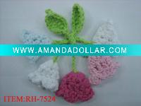crochet crafts/garment flower
