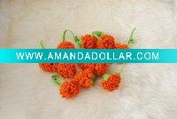 Wholesale DD01002A Hand Crochet Fashion Accessories Fruits Flowers Appliques Cotton flower making craft
