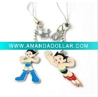 cartoon mobile phone chain / charm