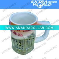 Wholesale glazing ceramic mug,coffee mug for souvenir