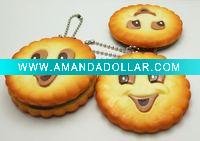 Wholesale Supply PU emulational bread glass mirror promotion gift