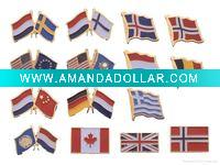 Flag lapel pin