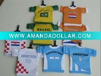 Wholesale car window mini t shirt for promotional gift