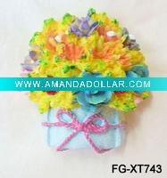 Wholesale flower polyresin magnet/fridge magnet