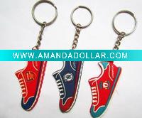 Wholesale PVC Soft Football Club Keyring Souvenir