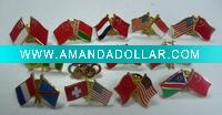 Wholesale usa flag badge