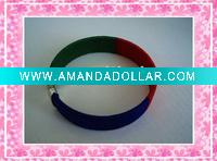 Wholesale fashion nation pvc barcelet for promotion