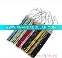 Wholesale bean mobile phone chain / charm