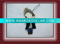Wholesale Fashion String Voodoo doll keychain