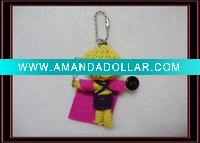 Wholesale Fashion String Voodoo doll keychain