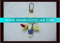 Wholesale Fashion String Voodoo doll keychain