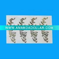 Animals Adhesive Metal Sticker