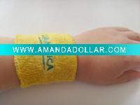 Wholesale cotton rainbow sports wristband