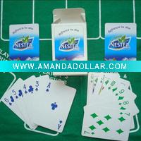 Wholesale paper poker card with customers designs