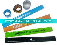 Wholesale PVC colorful slap bracelet