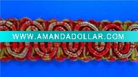Various designed knitted ribbon