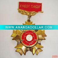 Wholesale Zinc alloy 'feng shui' fashion medal badge/metal medal
