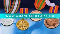 metal medal Gold plating