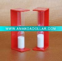 Wholesale Sand Timers-Three Minutes for toothpaste promotion gifts