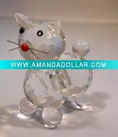 lovely crystal cats