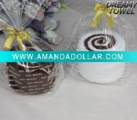 Wholesale Towel cake chocolate towel