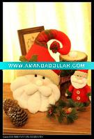 Wholesale Christmas Fabric head door hang