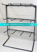 Black metal cd racks