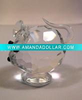 Wholesale glass crystal animal rat gift