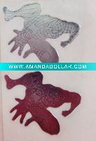 Wholesale New fasionable 3D metal nameplate epoxy sticker
