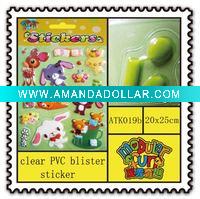 Wholesale dog reusable wenzhou cartoon sticker