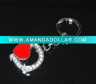 Wholesale fashion letter key chain