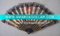 Wholesale Promotional plastic folding fan