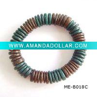 coconut shell bracelet