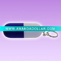 Wholesale Capsule Key tag Promotion Gift(stress reliever advertising specialty)KE036